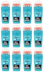 (Pack of 12) L'Oreal Men Expert Cool Powre Anti-Perspirant Roll On Men 12x50ml