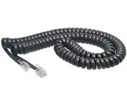 Lot 10 Cisco 7900 IP Series Phone Handset Curly Coil Cords 12' Foot Exact Gray
