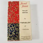Vintage Yardley Bond Street Toilet Water Empty Bottle in Original Box - 3 oz