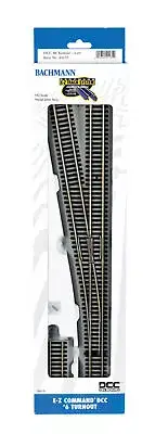 Bachmann 44135 HO Scale E-Z Command DCC #6 Turnout Left
