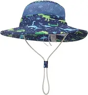 [Generic] Baseball Hat for Kids Boys Toddler Bucket Hat Solid Cap Boys Hat Baby Sun Hat Kids Beach Hats Wide Brim Outdoor Play for Boy and Girl Kids Farm Boy Hat