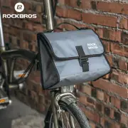 ROCKBROS Folding Bike Handlebar Bag w/ Adaptor 7L Bicycle Front Bag Fit Brompton
