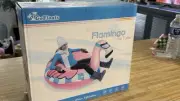 GoFloats Winter Flamingo Snow Tube-Inflatable Sled for Kids and Adults BRAND NEW