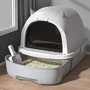 Provecta XL Cat Litter Box with Scoop,Enclosed Litter Box with Lid