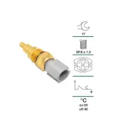 Tridon Thermo Fan Switch for Nissan Datsun 200B NJ810 Ute 1.8L 2.0L 1 Terminals
