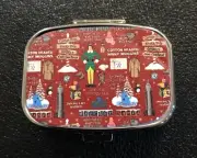 NEW! Buddy the Elf Holiday Christmas Mirrored Travel Pill Box Medicine Storage