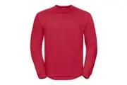 Russell Mens Spotshield Heavy Duty Crew Neck Sweatshirt (Classic Red) - UTRW9373