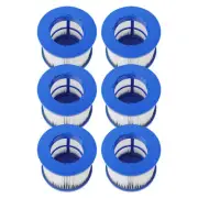 ALEKO Water Filter Cartridges for Inflatable Hot Tub Spa Lot of 6