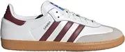 [adidas Originals] Men's Samba Soccer Shoe, Cloud White/Burgundy/Gum, 12