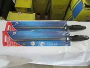 (2) Nicholson 21746HN 10" Double Cut Bastard Files Half Round Black Diamond NEW!