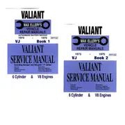 [Ellery] Valiant 1973-1975 VJ Series Service Manual - Book 1