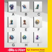 PASSPORT ITINERARY ORGANIZER|POODLE DOG PUPPY CANINE WATERCOLOR ART #1