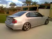ULTREX PERFORMANCE CARBON REAR SPOILER LIP FOR SUBARU LIBERTY 04-09