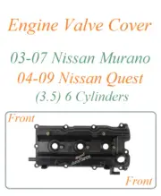 Engine Front Valve Cover Fit 02-08 Nissan Maxima 03-07 Murano 04-09 Quest 3.5