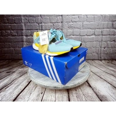 Adidas EQT Racing Human Made LTBLUE/STFAOC/CBLACK Women Size 10.5 NIB