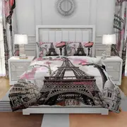 Bed Sheets g1684 3D Floral Print Flowers Pattern Bedding Bed Set 3D Print Fashion Rose Daisy Lavender Bedding Sets Queen Duvet Cover & 2 Pillow Shams