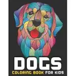 DOGS COLORING BOOK FOR KIDS: CUTE AND FANTASTIC DOG COLORING BOOK FOR DOG LOVER KIDS - REALISTIC HAND DRAWN DOG ILLUSTRATIONS.- 8.5