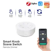 Wireless Smart Knob Remote Dimmer with Battery for Home Automation