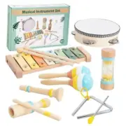 Toddler Musical Instruments Set - Wooden Musical Toys for Musicai Instrument