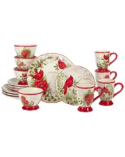 Certified International Winter'S Medley 16Pc Dinnerware Set