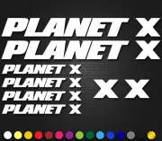 Planet X Vinyl Stickers Decal Bike Frame Cycle Cycling Bicycle BMX Road Mtb