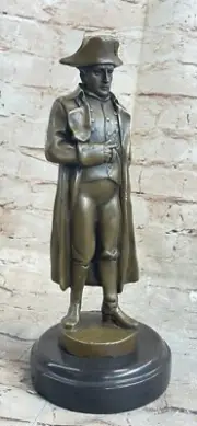 VINTAGE RARE SIGNED BRONZE NAPOLEON BONAPARTE BUST STATUE SCULPTURE