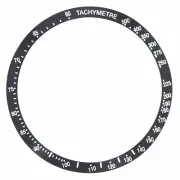 BEZEL INSERT FOR 39MM OMEGA SPEEDMASTER TACHYMETRE 3520.50 WATCH BEVEL BLACK