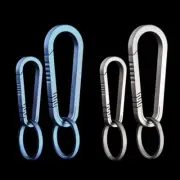 Titanium Alloy Climbing Carabiner Key Chain Clips Hook Buckle Keychain Tool New