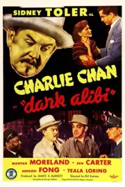 Charlie Chan in Dark Alibi Sidney Toler Movie Poster 17 X 12 Reproduction