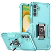 For Samsung Galaxy A04S /A13 4G /5G Anti Scratch Rugged Magnetic Car Mount Ring Shockproof Heavy Duty Cover (Aqua)