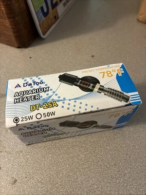 25W Mini Aquarium Heater with Free Thermometer Sticker