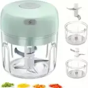 Mini Electric Garlic Chopper USB Meat Grinder Garlic Masher Machine