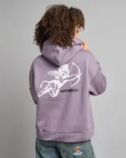[Worship Supplies] Worship Supplies Women's Cherub Box Fit Hoodie in Purple Reign Size 2 2 Purple Reign