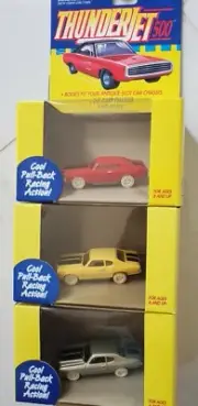 Johnny Lightning ThunderJets 500 Chevy Chevelle Sets (3) White Lightning