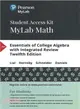 Essentials of College Algebra With Integrated Review Mylab Math With Pearson Etext Standalone Access Card