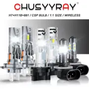 Para For Hyundai Elantra 2009-2010 faro alta/baja + Kit de luces antiniebla 6pcs (for: Hyundai)