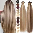 200G CLEARANCE Nano Ring 100% Human Remy Hair Extensions Micro Loop Beads I Tip
