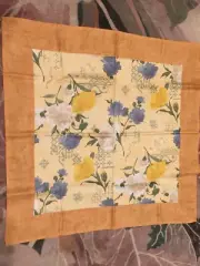 Tablecloth Spring Floral Polyester Square
