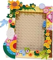 Cute Boys and Girls Picture Frame Creative Craft Kit Building Block Photo Frame Toy Handmade Photo Frame for Children's Artwork