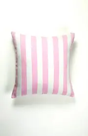 Archive New York Cabana Stripe Handwoven Cotton Throw Pillow in Pink at Nordstrom, Size 2Ft 0In X 2Ft 0In