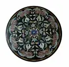 Black Marble Console Table Top Precious Pietradura Hardstone Living Room Decor