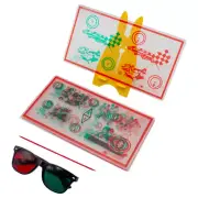 Fixed Tranaglyph Vision Therapy Convergence Insufficiency Eye Training Device