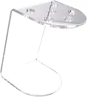koolsoo Acrylic Scissors Holder Rack,Salon Shear Holder,6 Holes for Stylist Transparent Hairdresser Combs Clips Storage for Office