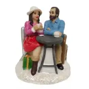 St Nicholas Square Christmas Village COFFEE TOGETHER Figurine NIP