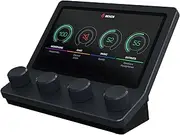 BEACN Mix USB C Audio Controller | Windows and MacOS Audio Mixer for Gaming or Work| 4-Channel Audio Control with 5" Full-Color Display & Precision Knobs | Drag-and-Drop Customization (Dark)