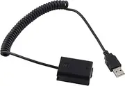 Battery USB Adapter Cable NP-FW50 Dummy Battery Adapter for Sony A7 A7R2 A6500 A6400 Power Bank