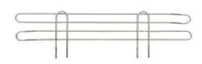 Metro L21N-4C Super Erecta 4" High Stackable Ledge for Wire Shelving, Chrome, 2