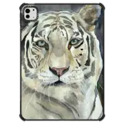 iPad Pro 11-inch (M4) iPad Impact Case White tiger