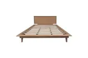 CT Gatsby Solid Timber Queen Platform Bed Frame - Natural