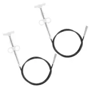 2pcs Flexible Grabber Claw Pick Up Tool 1.6 M Drain Clog Remover Tool White